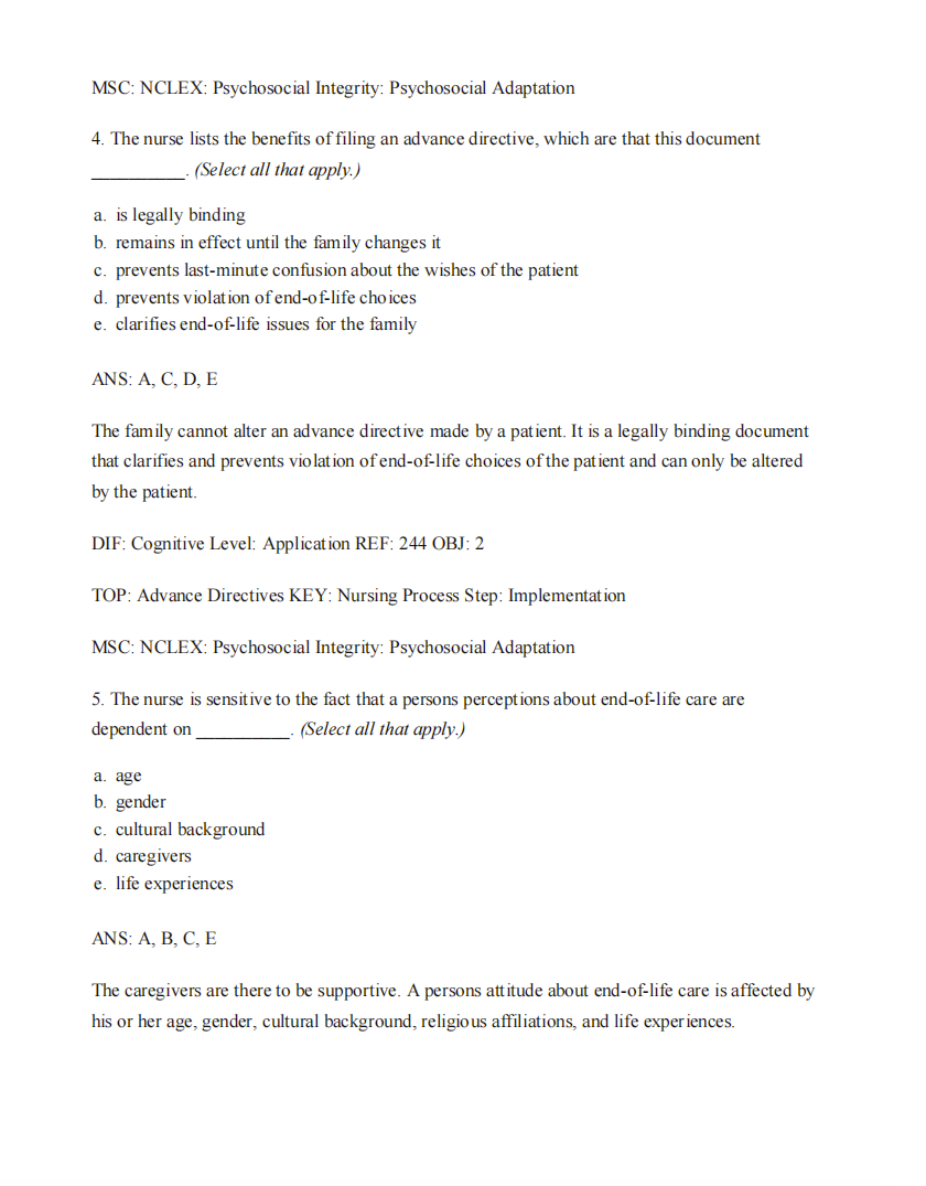 Test Bank Gerontological Nursing 10th Edition by Charlotte Eliopoulos