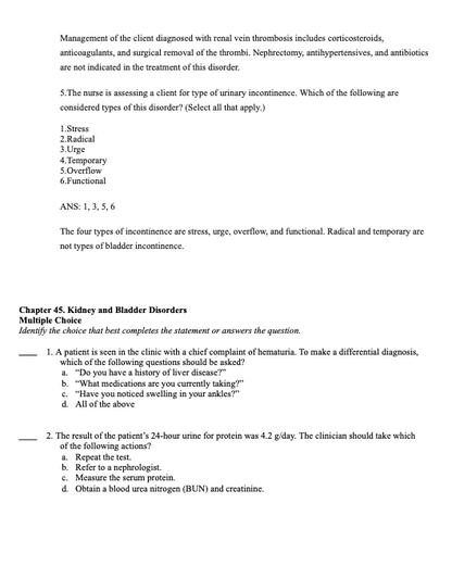 Test Bank Primary Care: The Art and Science of Advanced Practice Nursing – an Interprofessional Approach 6th Edition by Dunphy
