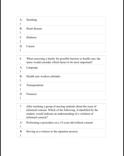 Test Bank Essentials of Maternity, Newborn and Women's Health Nursing 5th Edition by Ricci